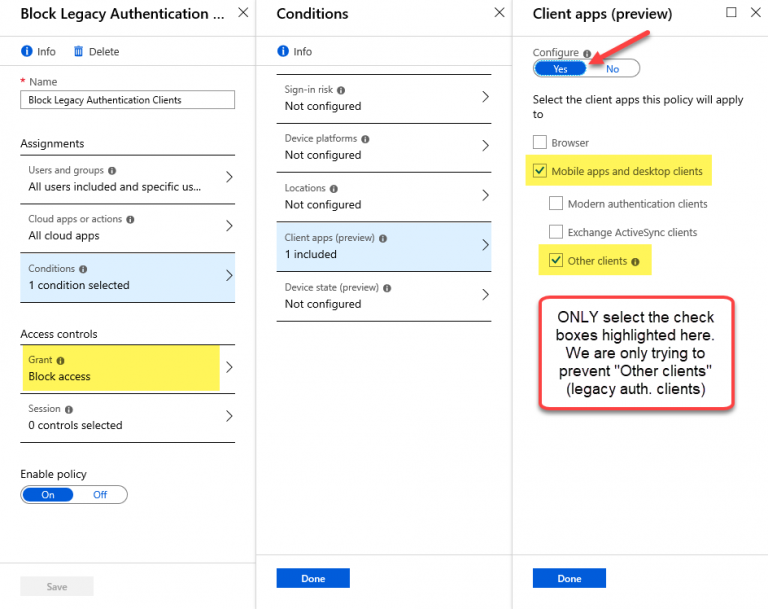 Prevent Legacy Auth in Azure AD while satisfying Veeam VBO 365 and ...